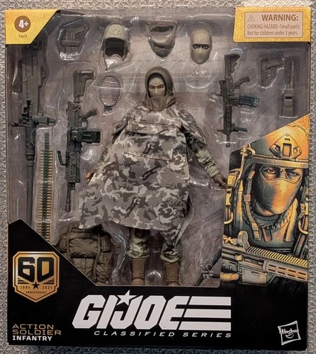 G.I. Joe Classified Series 60th Anniversary Action Soldier Infantry Figure