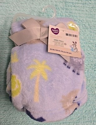 Parent's Choice Baby Blanket Dinosaur Dino Blue Walmart