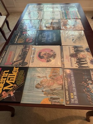 Bundle of 18 Vintage Vinyls Various Glenn Miller Albums See Description / Pics