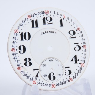 Illinois 16 Size Factory Bunn Special Double Sunk Montgomery Railroad Dial