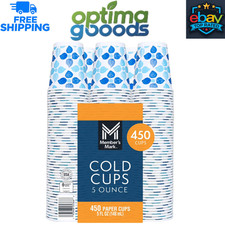 Member  s Mark Printed Paper Bath Cold Cups   5 oz., 450 Count Great Price