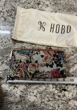 vibrant multicolored paisley HOBO wallet