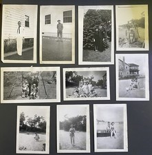 Photographs Ephemera Sailor Uniforms Swimsuits Black White 1940s - Lot of 10