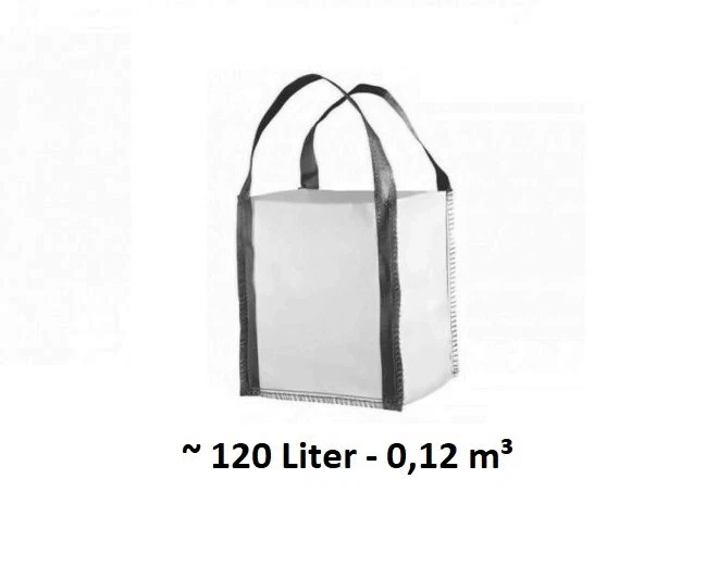 MARKENLOS 10x Big Bag 50x50x50 1000kg Schüttgutbehälter Schwerlastsack Transportsack Sack