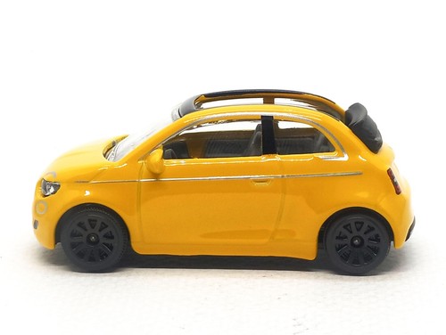 Majorette Fiat 500 icon Cabriolet Yellow - Wheel 5UB 1:55 (3") no Package - Picture 5 of 8