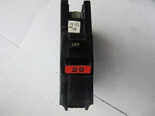 Federal Pacific Stab-lok NA20 Circuit Breaker 1P 20A 120/240V New!!!