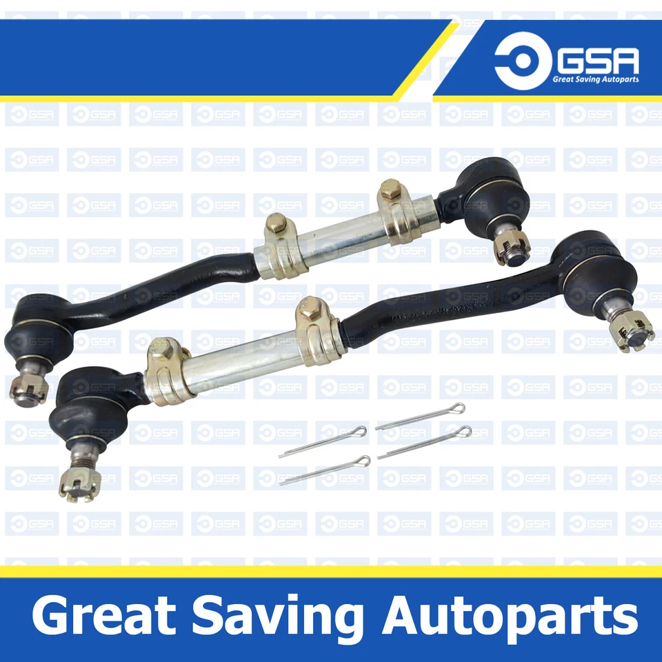 LH+RH Inner + Outer Tie Rod End Set for Toyota Hilux 4x4 1985~05 4wd incl Surf - image 2 of 2