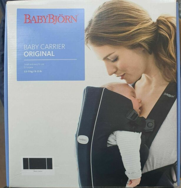 BabyBjörn Baby Carrier Black Cotton New £100