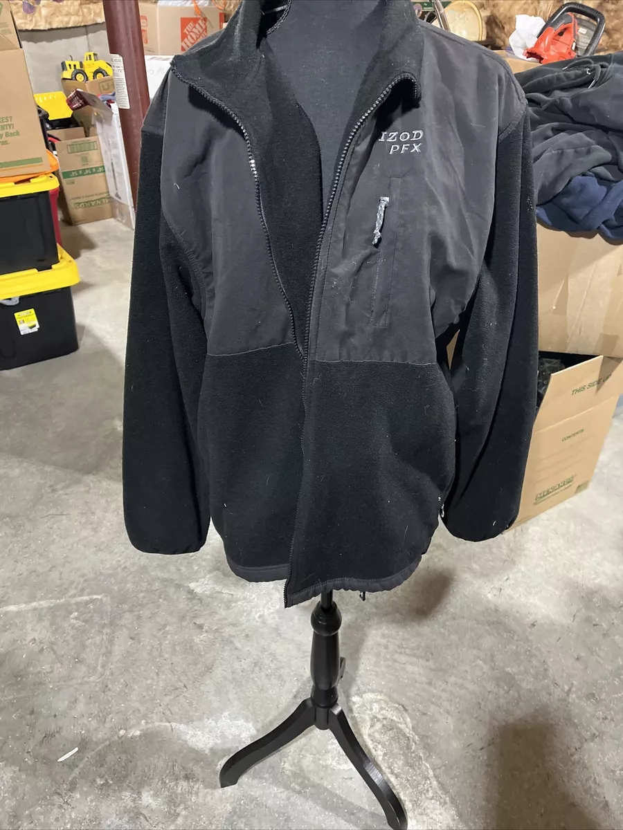 Izod shaker top fleece jacket