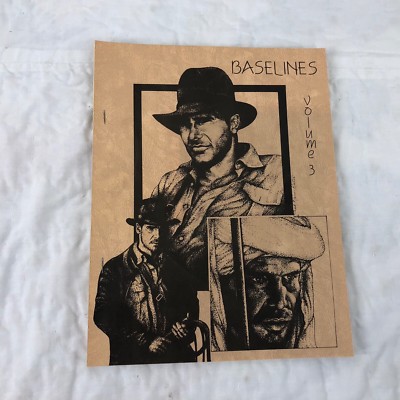 Baselines Volume 3 Fanzine Magazine Vtg Star Trek TOS Indiana Jones Dr Who 1983