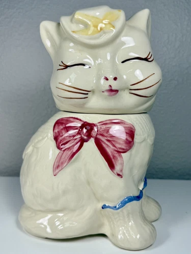 Shawnee Pottery Patented Puss 'n Boots Cookie Jar | Vintage | Made in USA