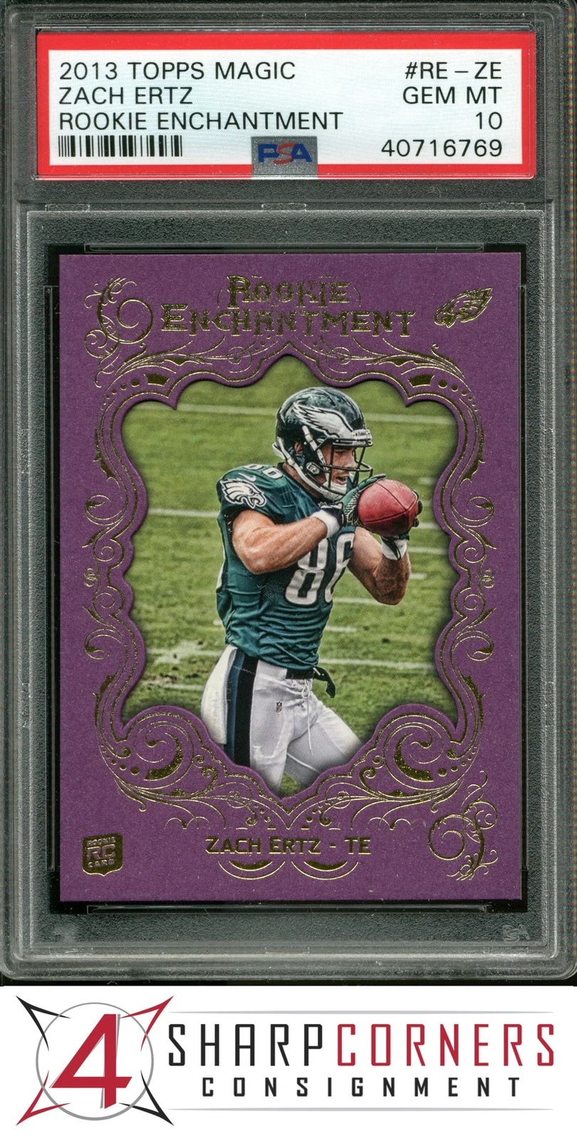 Zach Ertz Topps Magic Rookie Enchantment #REZE Base