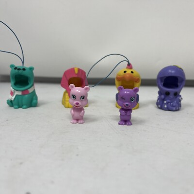 PARTY ANIMALS - by Spin Master Lot of 2 bears & 4-Costumes Accessories Rare