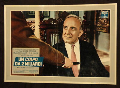 fotobusta cinema UN COLPO DA DUE MILIARDI f.arnoul,f.fabrizi,hasse;VADIM