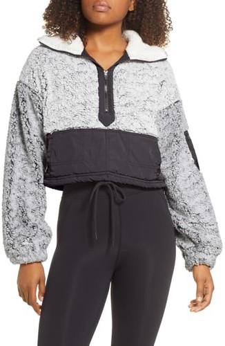 Free People BFF Sherpa Pullover Small 
