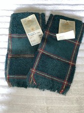 Charles Craft Cross Stich 14-Count Border Fingertip Towel Christmas New set of 2