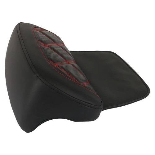 For Touring 09-22 Chopped Pack Razor Tour Pak Trunk Backrest Pad Red Stitching - Picture 5 of 10