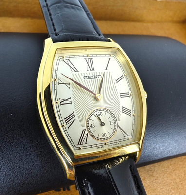 Vintage SEIKO 6G28-00A0 Small Second Quartz Watch NEW BAND From 
