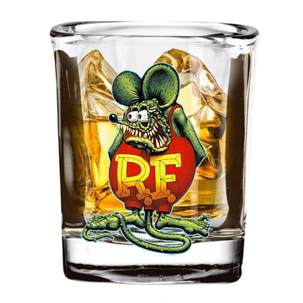 Rat Fink グラス Rat Fink Shot Glass Limited Edition Extra Thick, High Quality