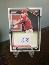 Cole Schoenwetter 2024 Bowman Prospect Auto #PPRA-CS Reds Pre Rookie RC