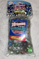 NEW IMPERIAL BUDDY TOYS 75 MARBLES W/ 3 SUPER SHOOTERS  GAME BOOK