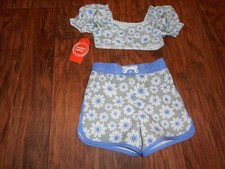 NEW with tags Wonder Nation girls swim suit size 2 T bathing 2 piece 2T