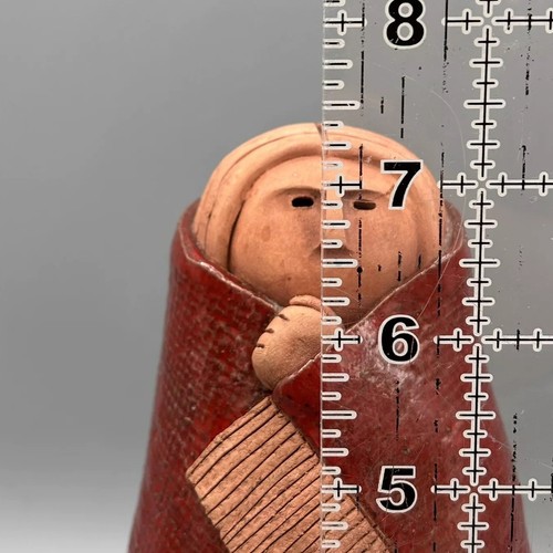 Vintage Native American Sculpture Signed Esta Bain 1981 7.25” Pottery Storytelle - Picture 7 of 9
