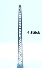 Sommerfeldt H0: 4 x Turmmast 160 mm hoch (SO 126) - NEU + OVP