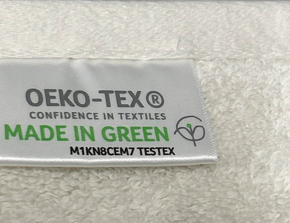 6 paños de lavado Natori calados ponche de huevo beige crema algodón 13" x 13" nuevos con etiquetas Foto 3 de 4