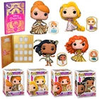 DISNEY PRINCESS EXCLUSIVE GIFT SET - 4 Funko Pops + 4 Pins + Pin Storybook - NEW