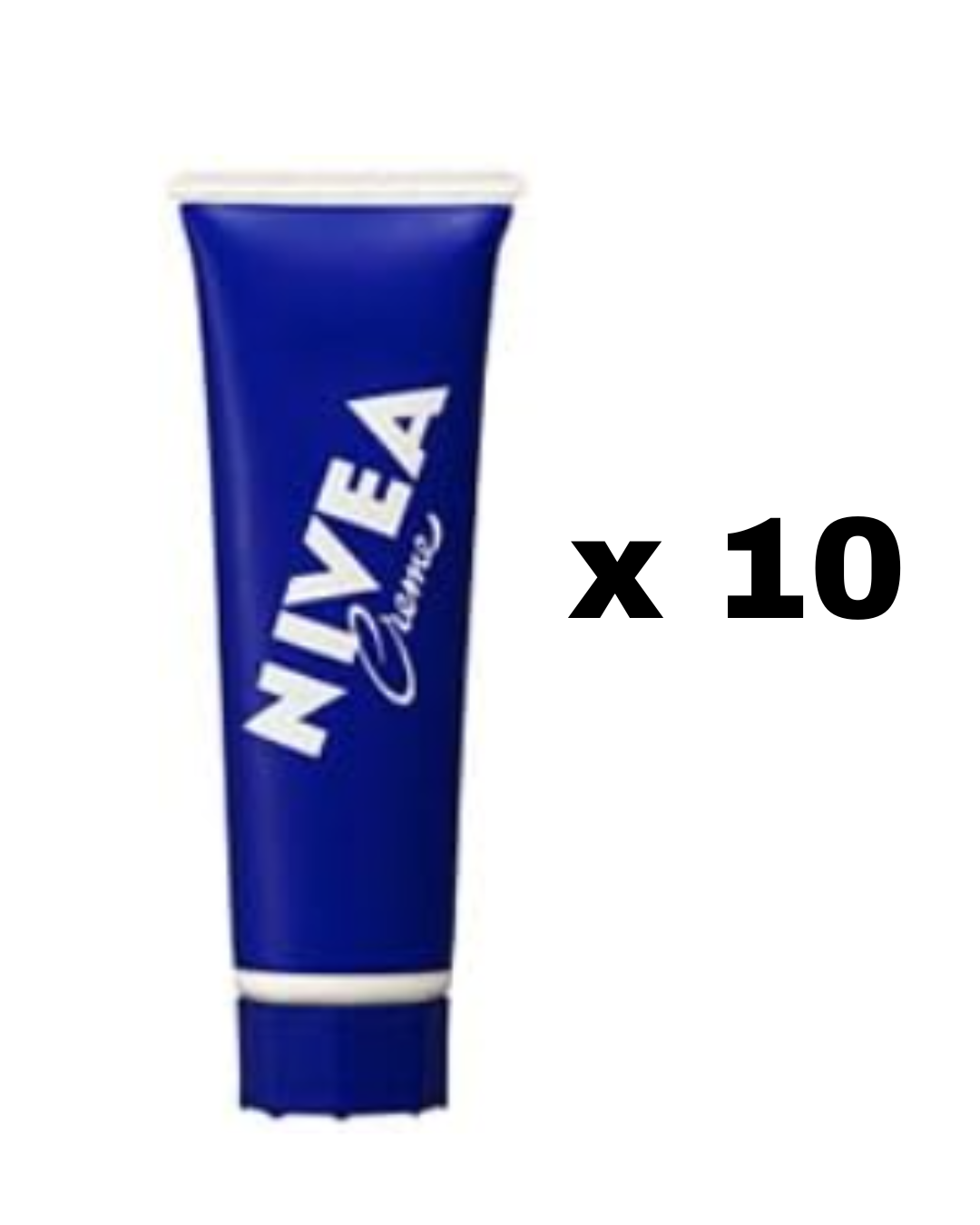 [Set of 10] NIVEA Cream Tube 50g Skin Care Cream Made in Japan New