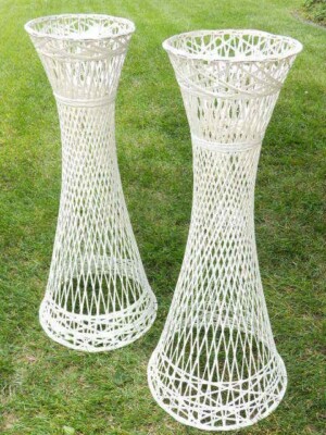 set mid century/rare russell woodard spun fiberglass 37