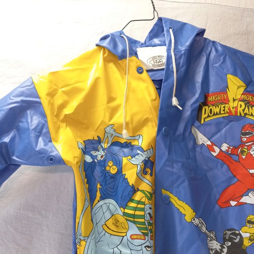 Power Rangers Rain Jacket Vintage High Point Accessories Boys Size 4 As Is - Picture 10 of 10
