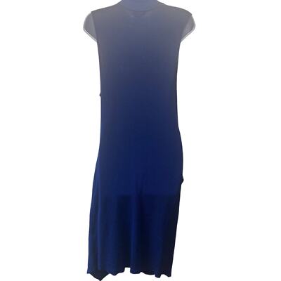 Bar III dress Navy ribbed knit fitted dress XL mock turtleneck sleeveless | eBay Bar III dress Navy ribbed knit fitted dress XL mock turtleneck sleeveless | eBay