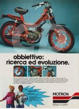 advertising Pubblicità brochure MOTO  MOTROM 50  '79-MOTOITALIANE-CICLOMOTORI