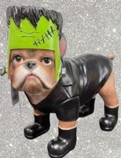 NWT Humane Society Halloween Frankenstein Frenchie French Bulldog Dog Statue