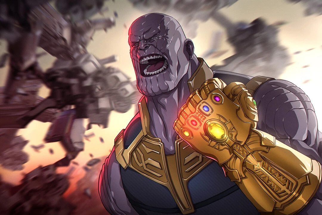 Avengers Thanos Infinity Gauntlet Art Wall Indoor Room Poster
