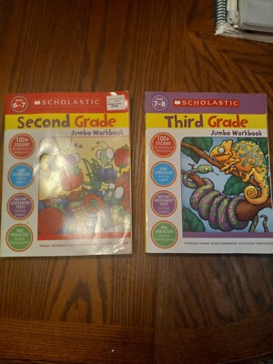 SCHOLASTIC Elementary 2nd And 3rd Grade Jumbo Workbook