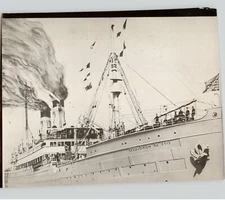 Los Angeles Steamship Co. Passenger Ship SS CITY OF HONOLULU 1920s Press Photo