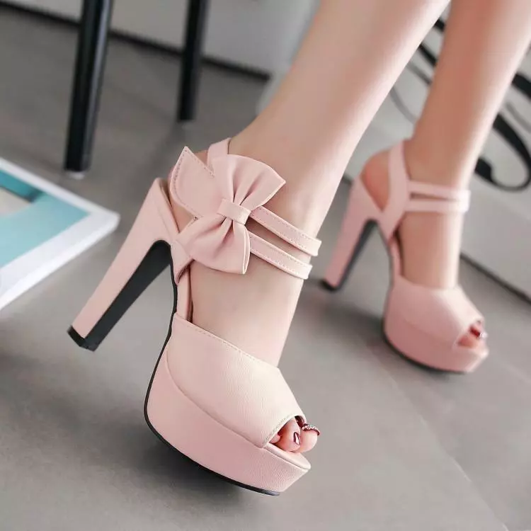 Custom Female Pumps Stiletto Ladies Bow High Heels Women High Heels Leather  Casual Shoes - China Sports Shoes and Shoes price