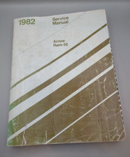 VINTAGE 1982 DODGE RAM 50 ARROW SERVICE MANUAL REPAIR GUIDE BOOK CHRYSLER MOPAR