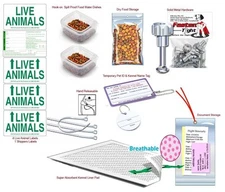 Deluxe Pet Airline Travel Kit - For CARGO - SMALL (see video)