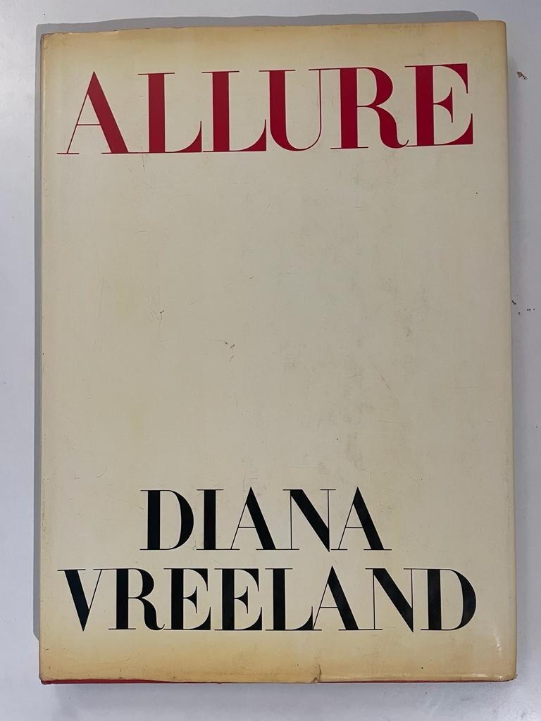 Allure by Diana Vreeland ダイアナ・ヴリーランド Allure Diana Vreeland Signed by the Author First Edition | eBay