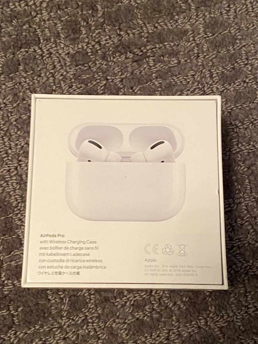 Apple AirPods Pro Model A2083 A2084 A2190 BOX & PAPERS ONLY White