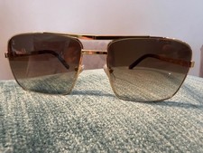 LOUIS VUITTON ATTITUDE SUNGLASSES Z0259U GOLD FRAMED