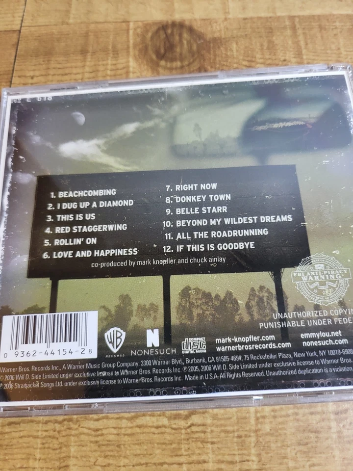 Mark Knopfler And Emmylou Harris - All The Roadrunning. CD Foto 2 de 2