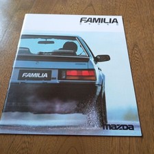 Mazda Familia Sedan Brochure 27 Pages Automotive Catalog Car Manual