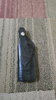 Bianchi Model 19 Black Basketweave Leather Holster Police Military MPN 19