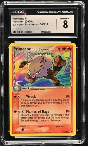 Primeape δ graded CGC 8 for sale on eBay