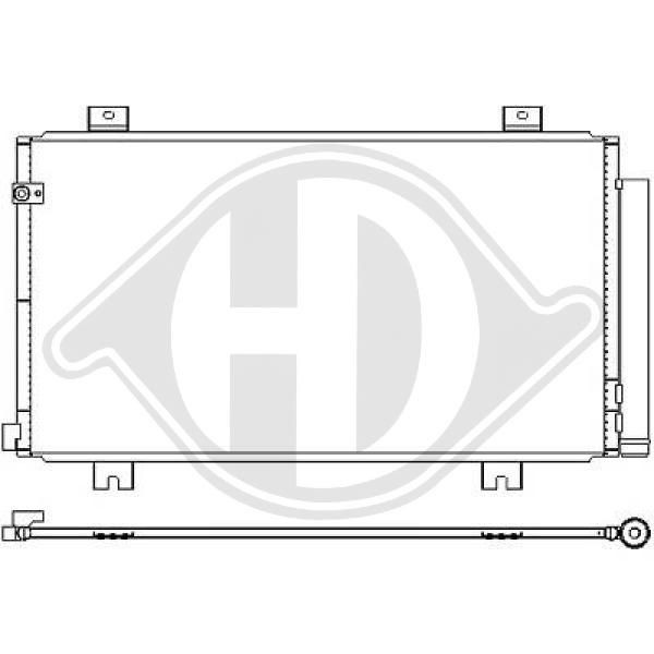 Diederichs DCC2026 Kondensator, Klimaanlage FüR Honda-image